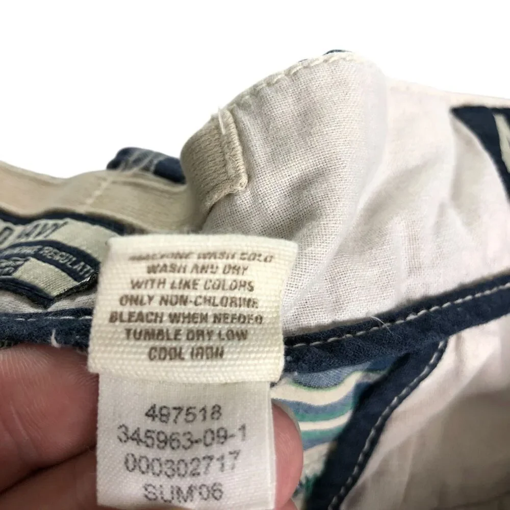Y2K Old Navy Shorts Mens 40 Patchwork Madras Plaid Field Tested Regulation Issue